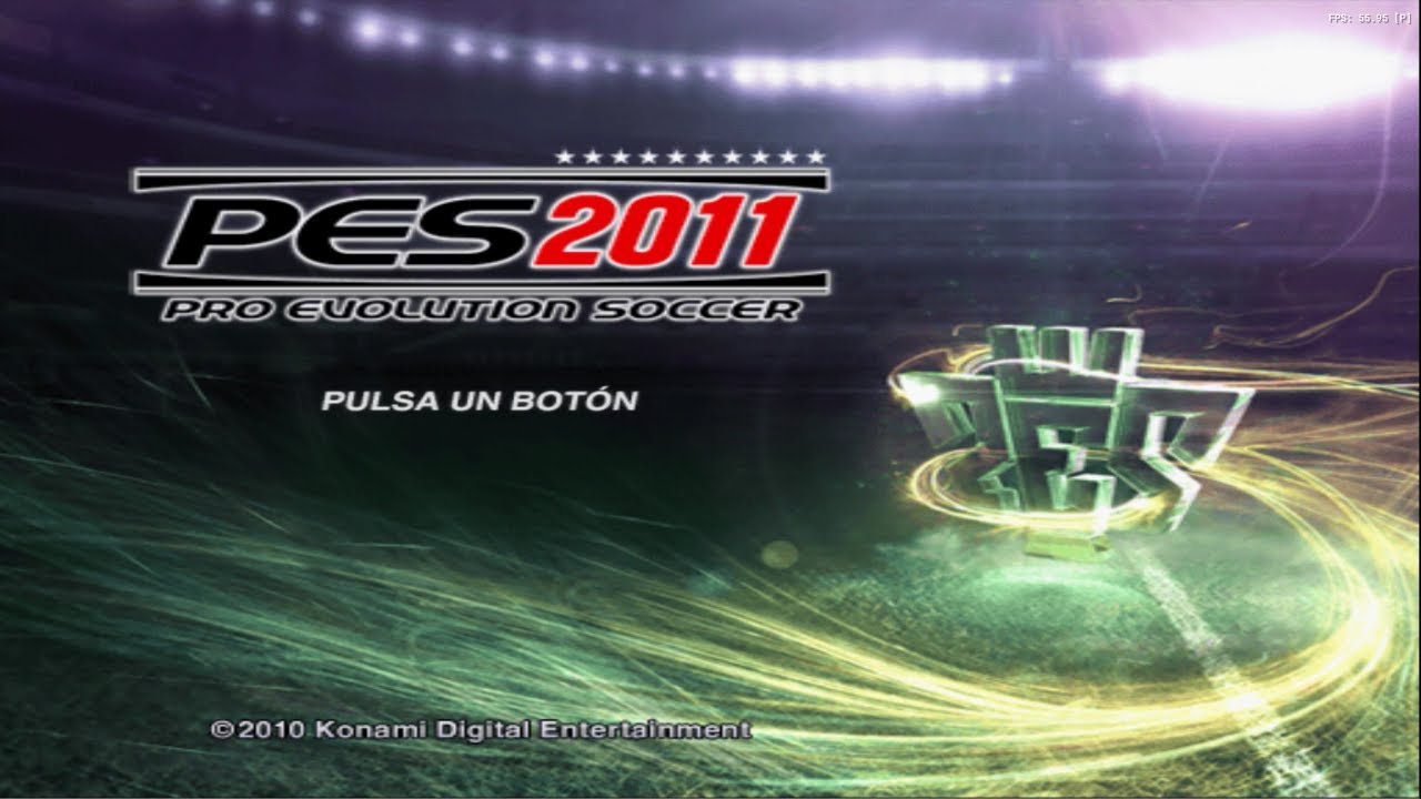 PES 2011 (Espa&ntilde;ol) de Playstation 2 (PS2) con emulador PCSX2. Gameplay con Parche Widescreen 16:9