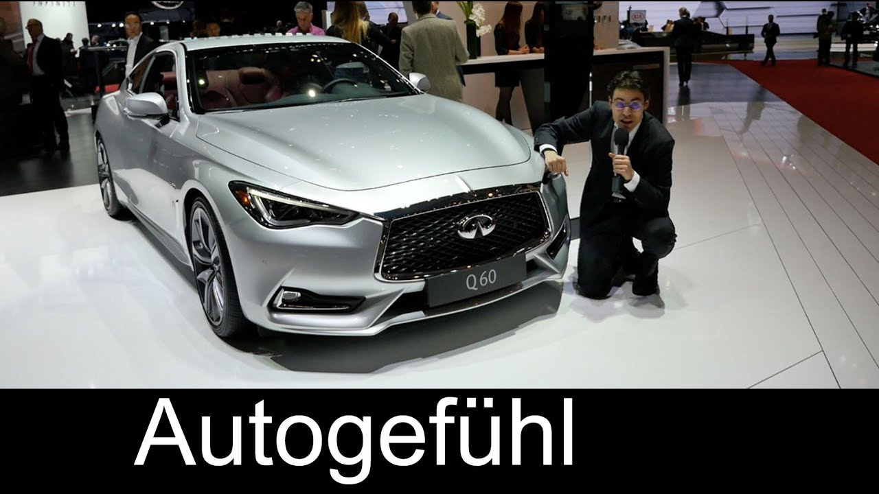 All-new Infiniti Q60S V6 400 hp REVIEW premiere Geneva (Q50 Coupé version)