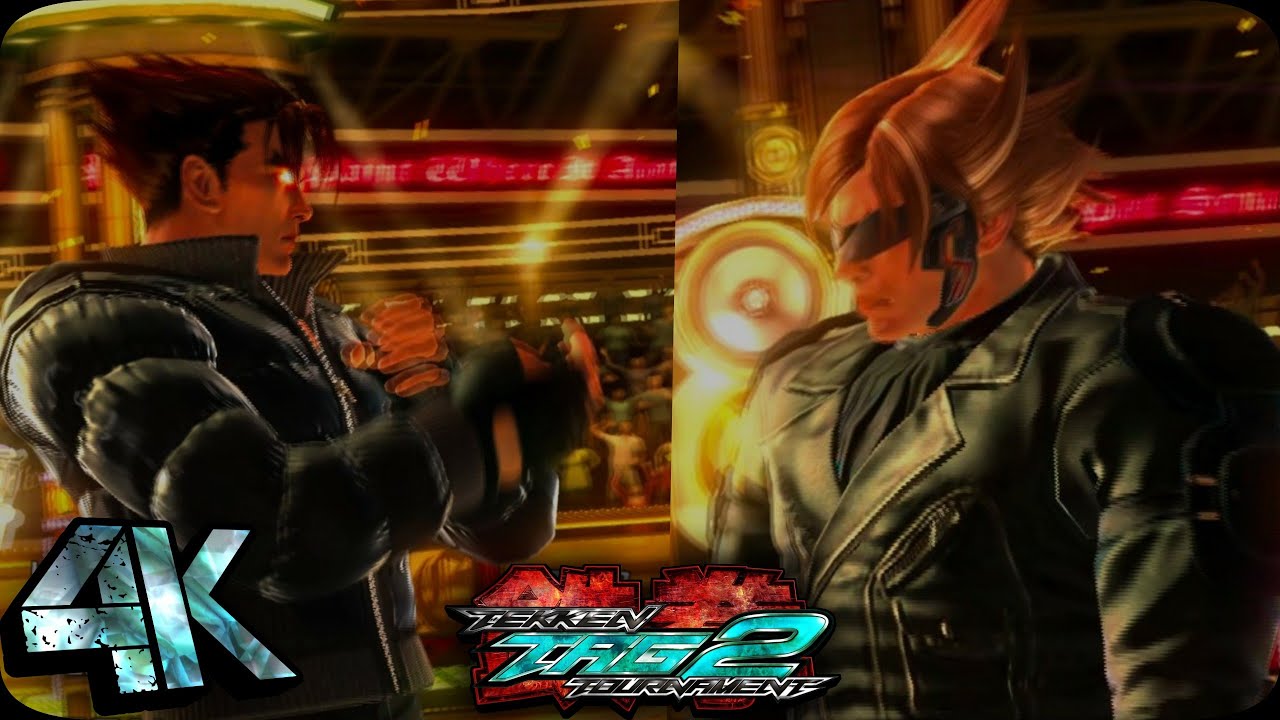 Jin Kazama and Lars(Black Costume) Ultra Hard Ghost Battle 4K 60 FPS