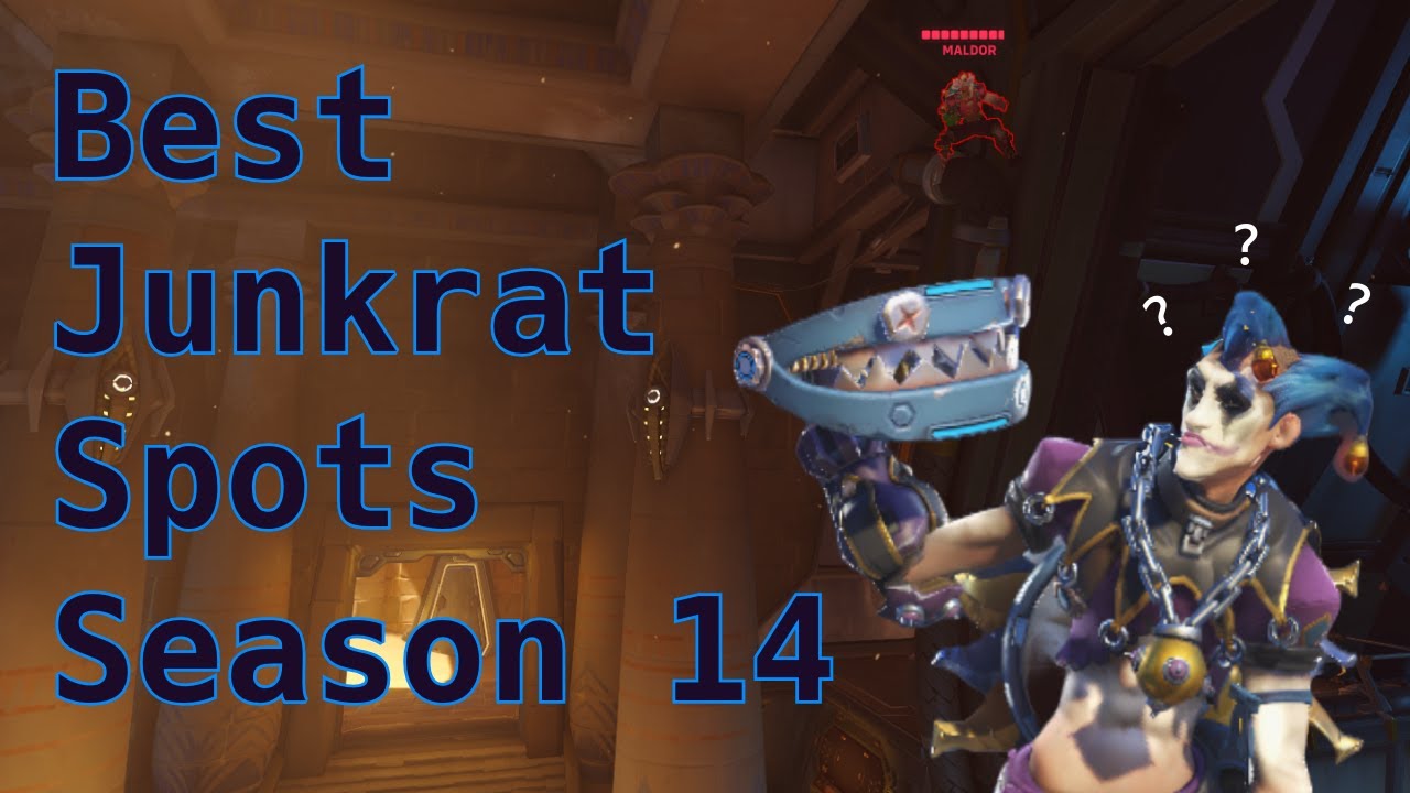 Best Junkrat spots/rollouts for (almost) every map