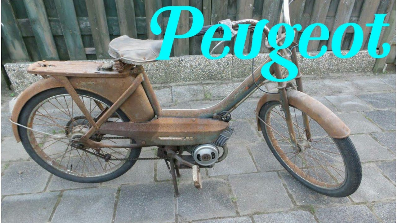Peugeot BB Moped, classic moped, oldtimer brommer/ first start after 5 years