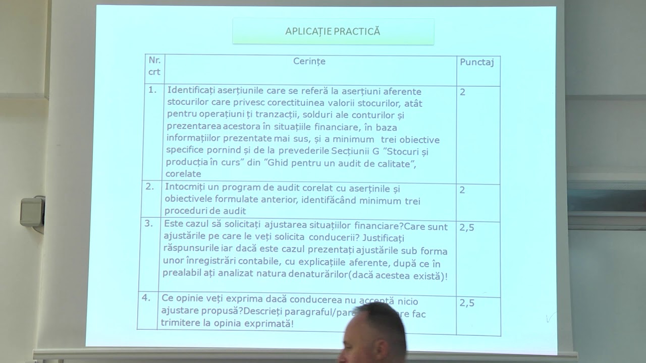 SAF5-Aplicatie practica-Asertiuni, obiective, proceduri, probe, opinie-conf.univ.dr.Irimie Emil Popa