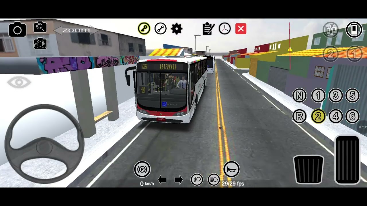 Fazendo linha no mapa norte de São Paulo  com Busscar pluss urbanss 