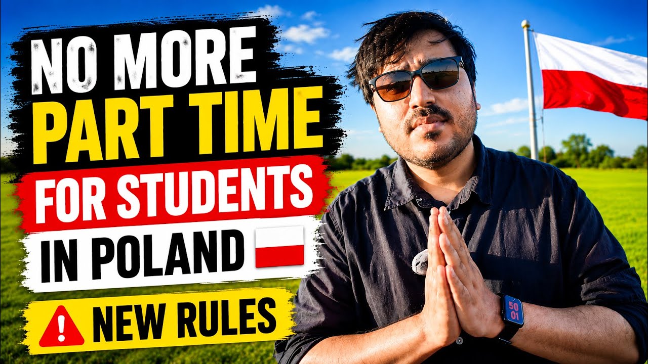NO MORE PART TIME JOBS FOR INTERNATIONAL STUDENTS IN POLAND| New Rules July 1st| Indians in Poland