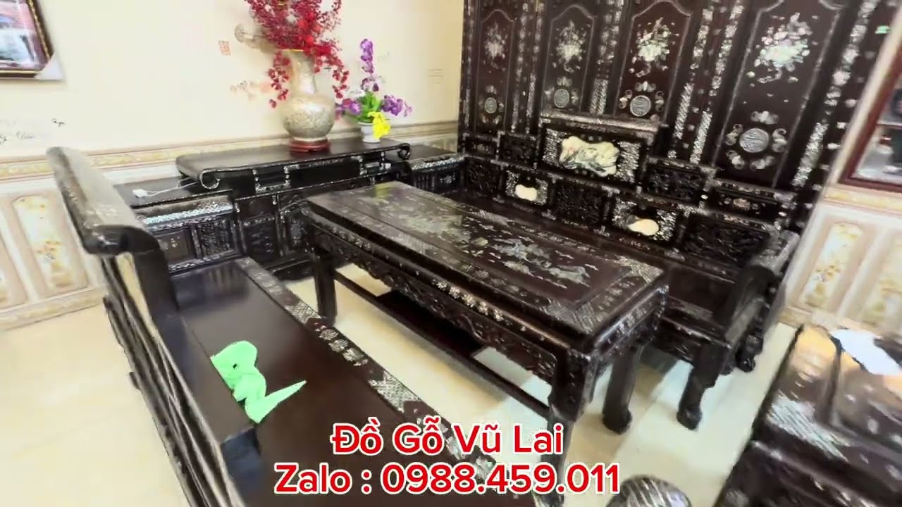Phần 127 : Bàn Ghế Phản Ốc Xà Cừ – Bàn Ghế Khảm Trai, Bàn Ghế Khảm Ốc Đẹp Cao Cấp