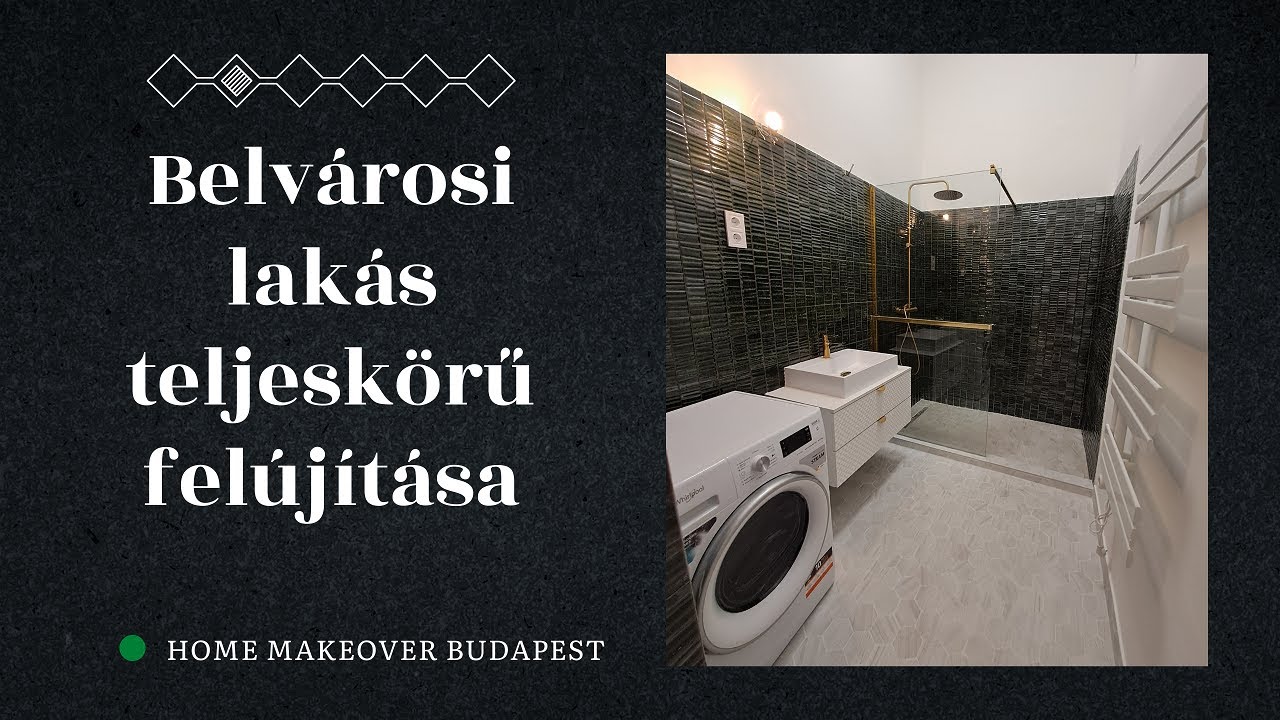Budapest belvárosi lakás teljeskörű felújítása