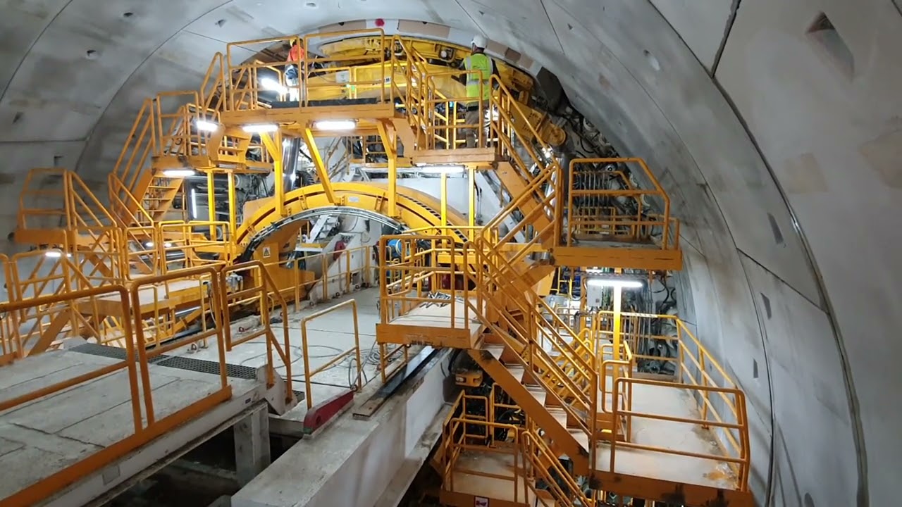 Budowa tunelu pod Świną, 21 kwietnia 2021 r.