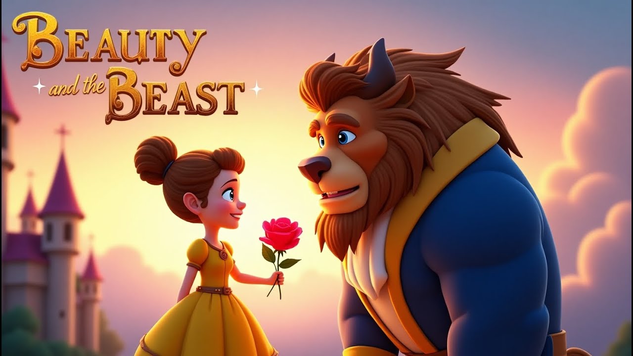 Beauty and the Beast | Easy Moral Story for Kids | Fairy Tale in English |@SonicOctavesShraddha 