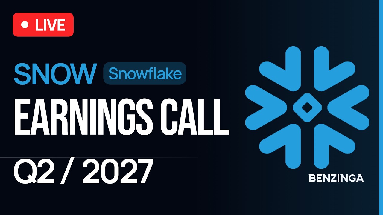 Snowflake Q2 FY27 Earnings Call | $SNOW | 🔴 WATCH LIVE