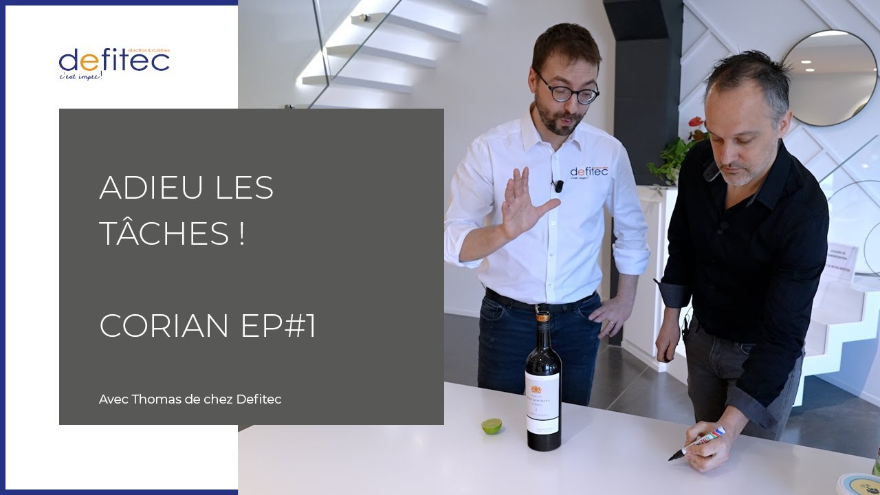 Tout savoir sur le Corian #1 - Comment enlever des tâches sur du Corian ?