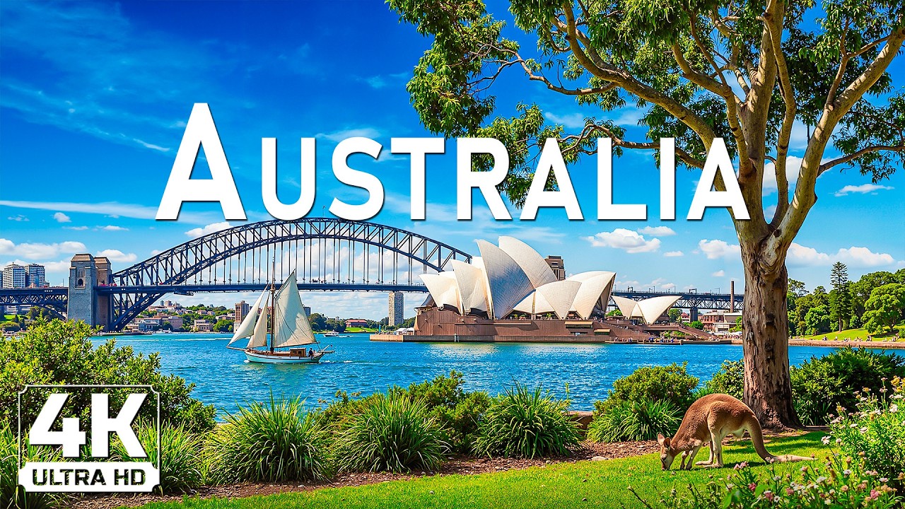 🌊🇦🇺 Australia 4K 🇦🇺🌊 | Turquoise Coastlines, Iconic Landmarks & Timeless Ocean Serenity