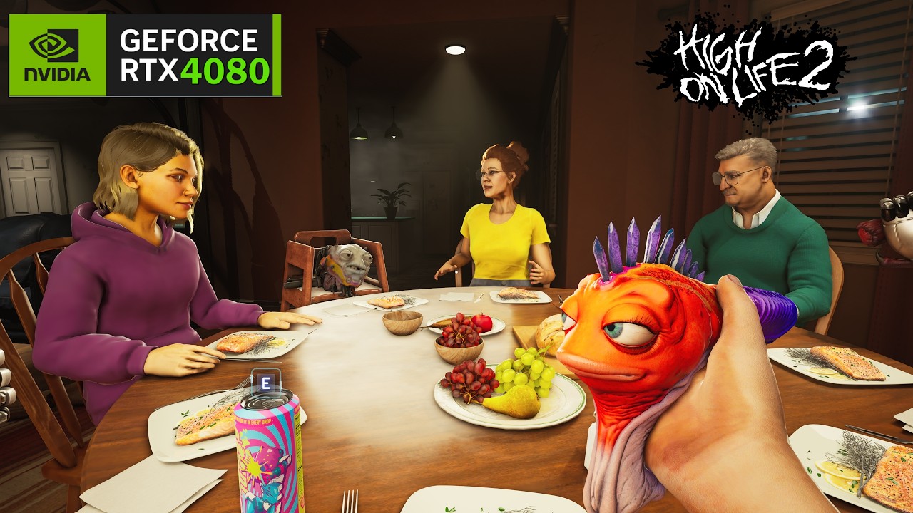 High on Life 2 | RTX 4080 | 4K 1440p DLSS 4 Frame Generation
