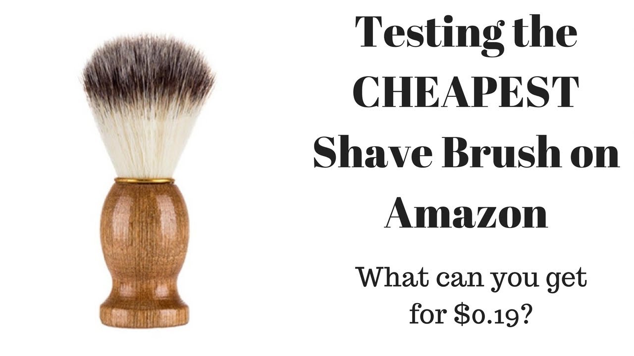 Testing the CHEAPEST Shave Brush on Amazon