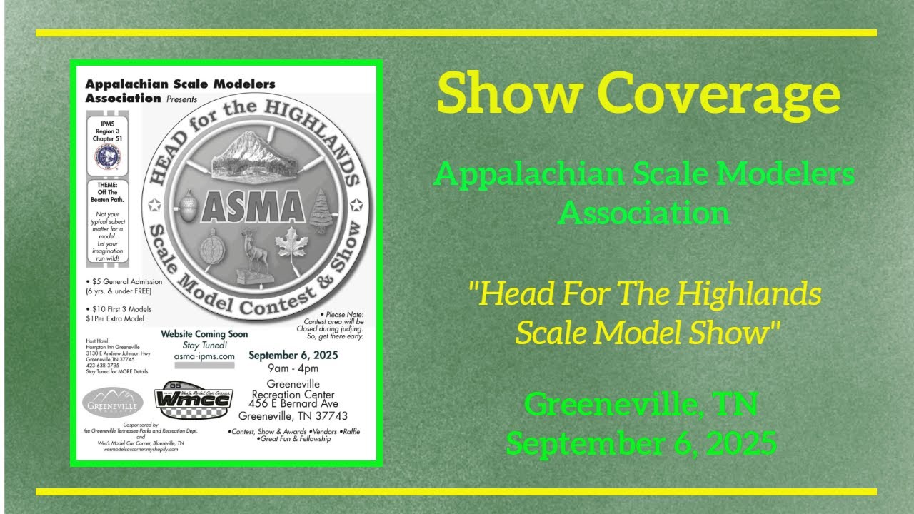 IPMS/USA  -  Show Coverage  Appalachian Scale Modelers Association Model Contest