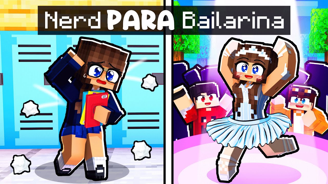 A MENINA NERD virou BAILARINA FAMOSA no Minecraft ◂Miika▸