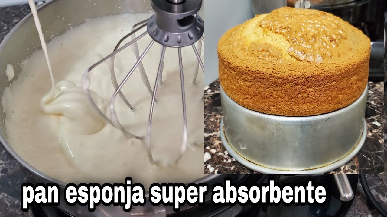 pan esponja esponjoso y super absorbente