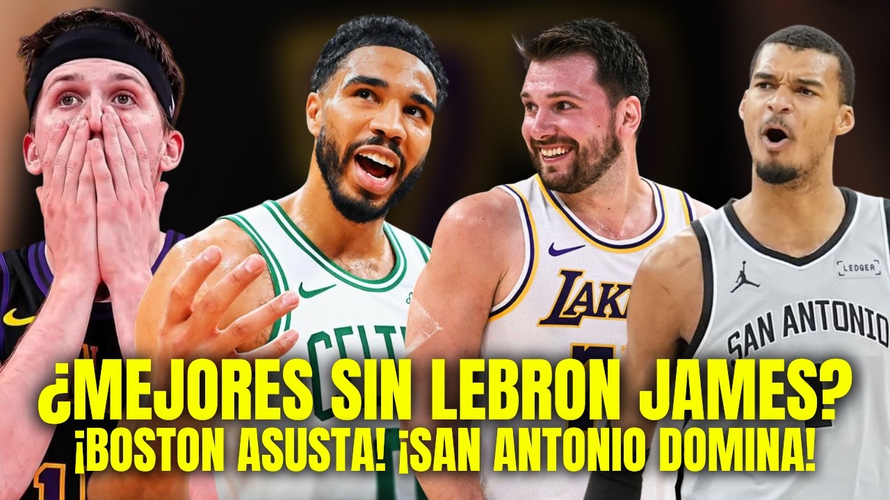 ¿SON LOS LAKERS MEJORES SIN LEBRON JAMES? ¡BOSTON ILUSIONA CON UN GRAN TATUM!