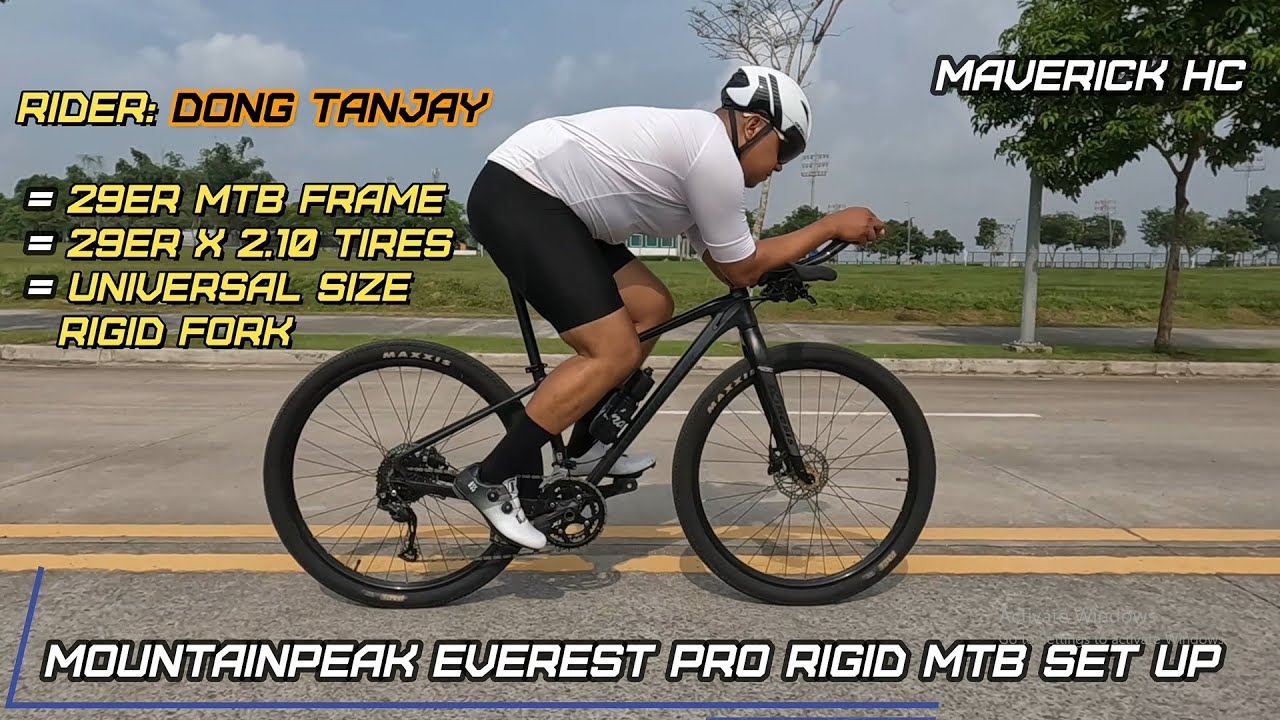 Updates sa kanyang MOUNTAINPEAK EVEREST PRO Aerobar Rigid MTB ni Dong Tanjay