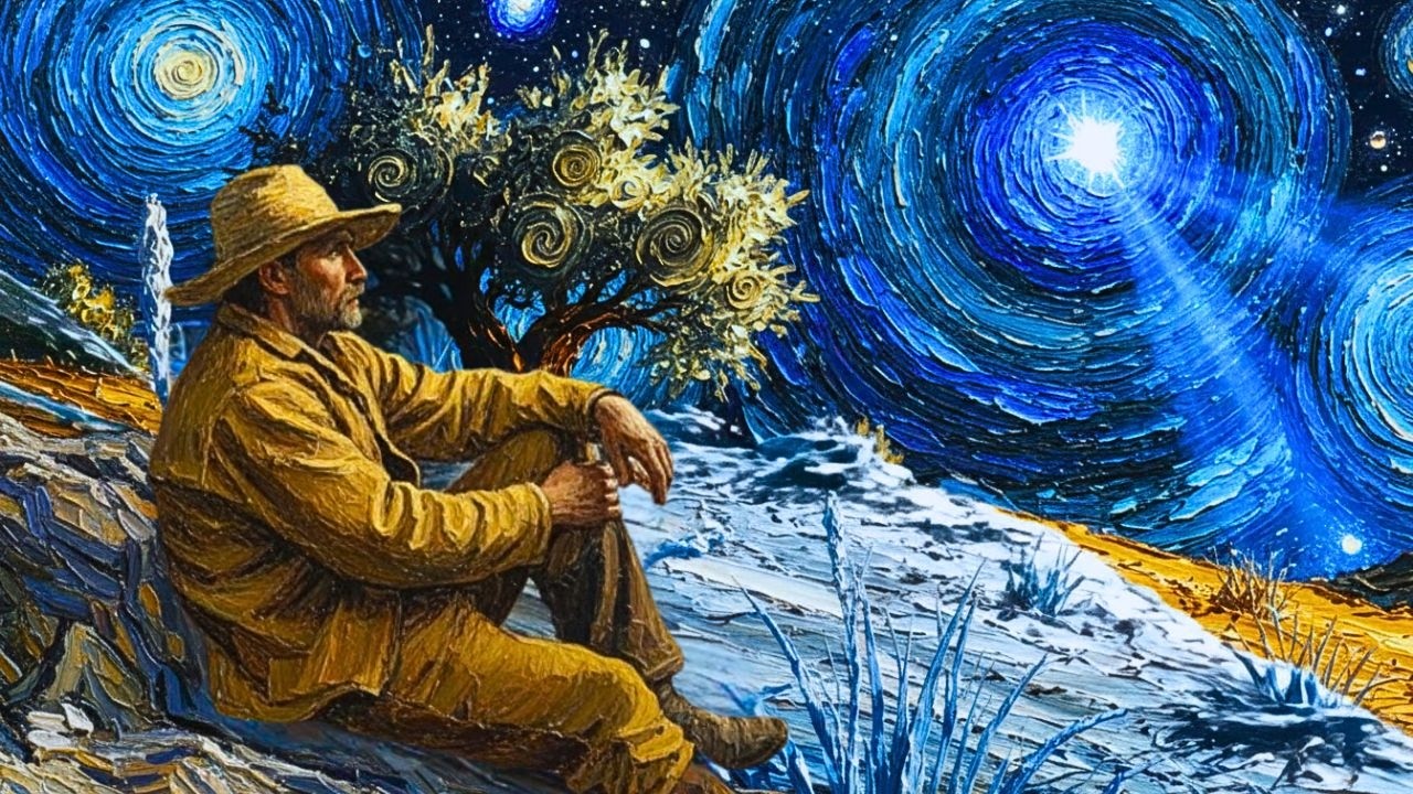Visual Poems | Van Gogh | Under the Blue Star