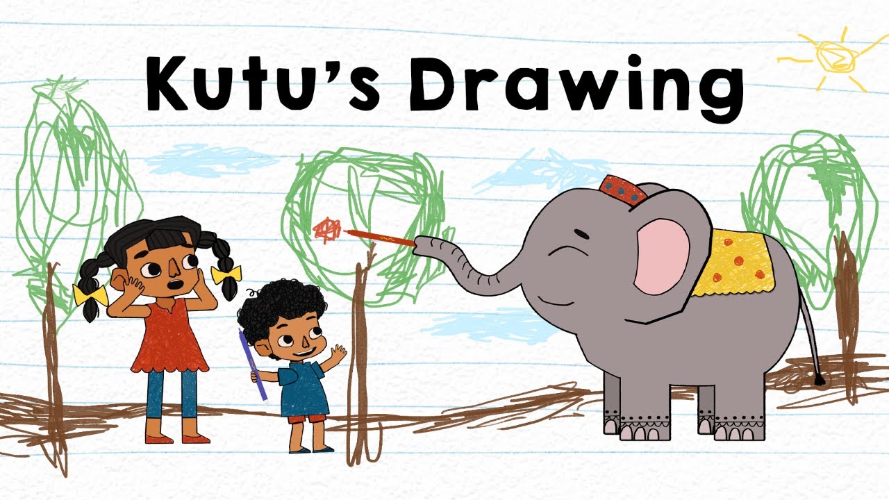 LIVE - THE SCRIBBLE MONSTER! 🎨👹 | Kutu & Ki's Drawing Adventure | Animated Kids Story