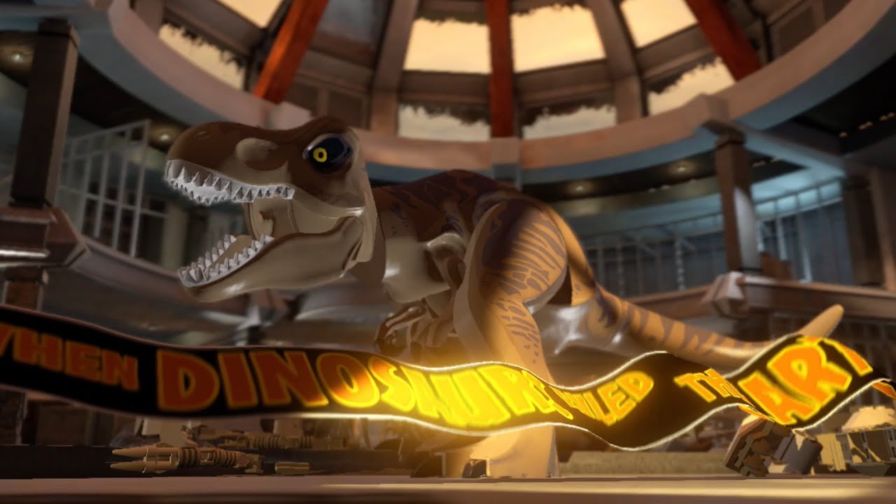 LEGO Jurassic World Walkthrough - Main Hall
