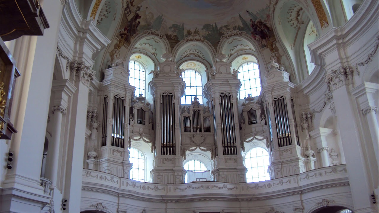 Kyrie, Gott heiliger Geist BWV 671 (J. S. Bach) played by Jeremy Lloyd at Neresheim Abbey.