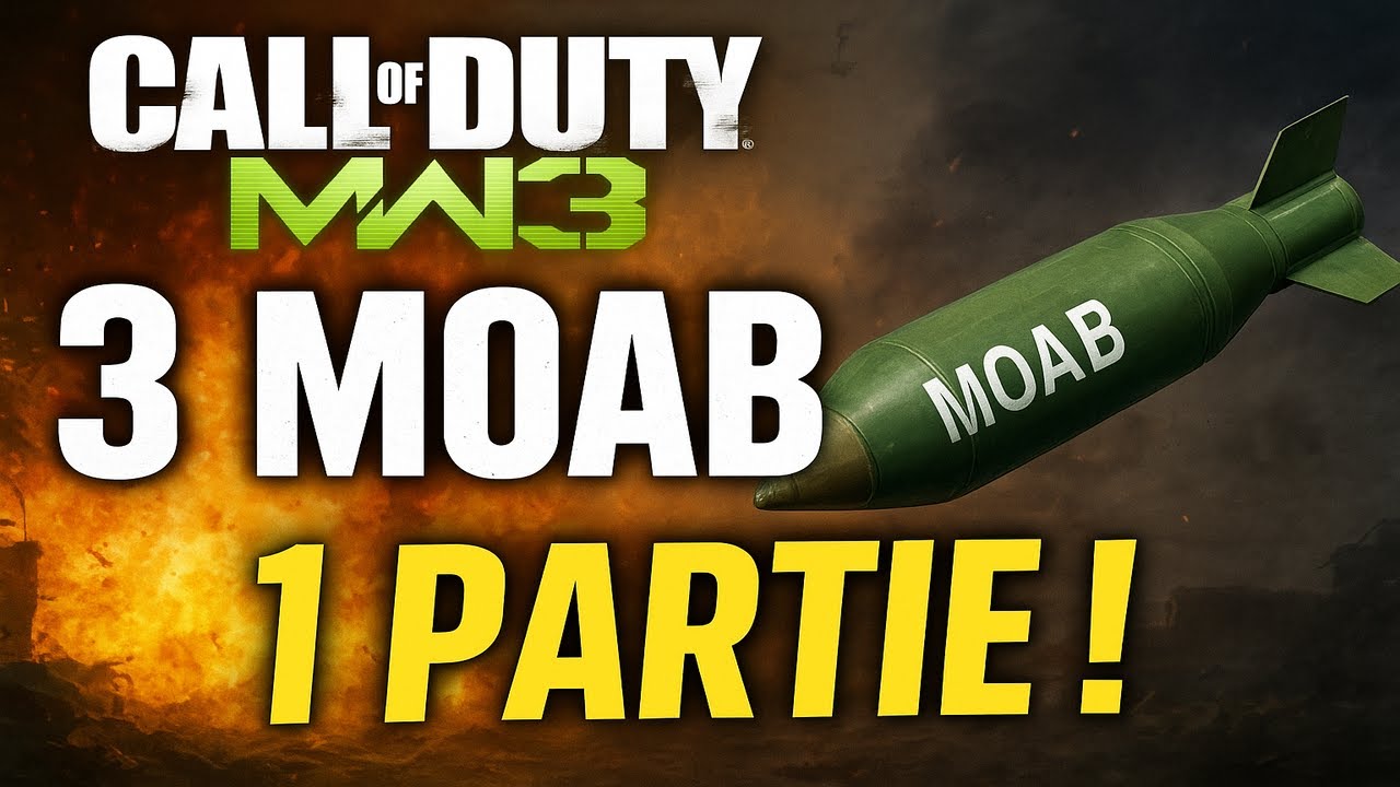 MW3 (2011) : Triple MOAB dans la même game 😱