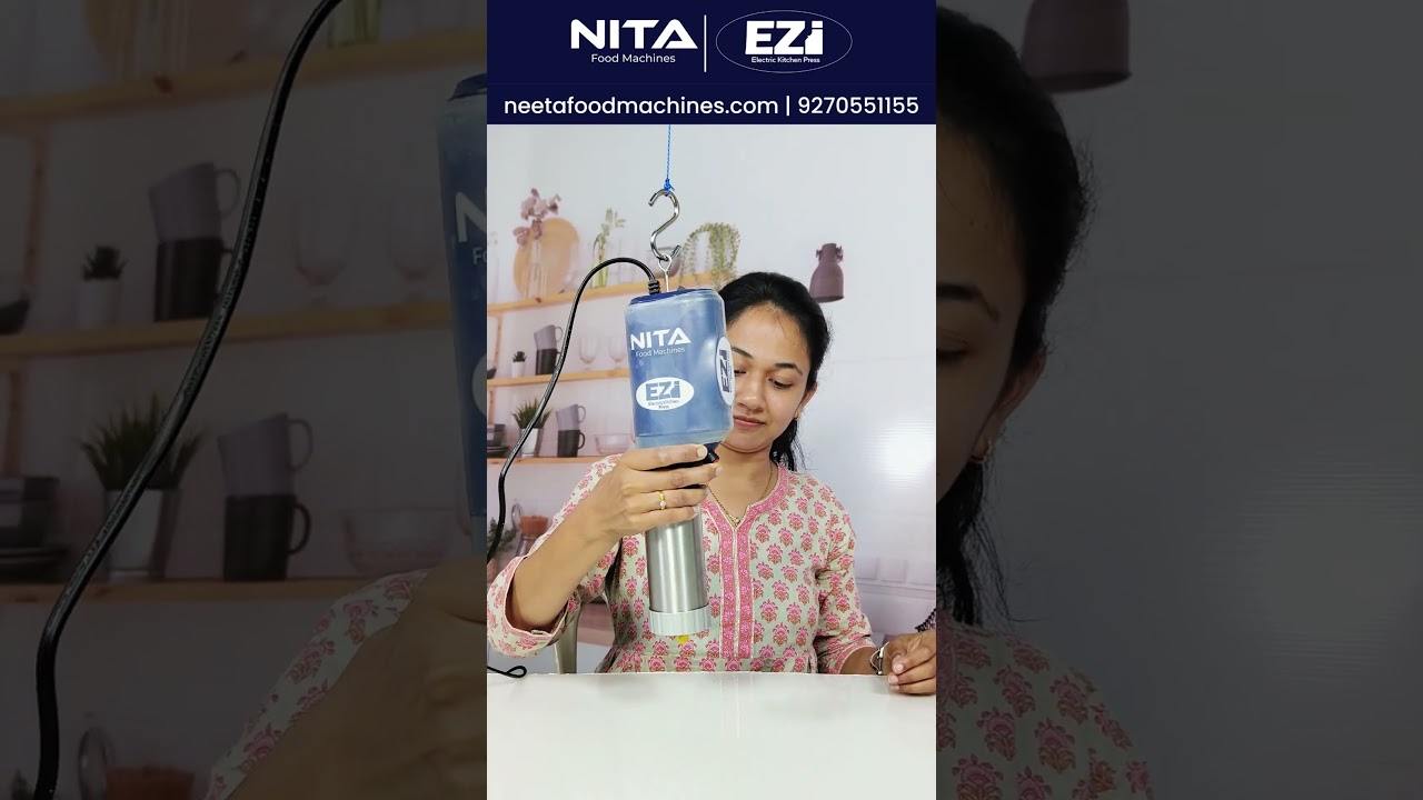 Automatic इलेक्ट्रिक छोटे चकली मशीन - NITA FOOD MACHINES #चकलीमशीन  #murukku #murukkumachine