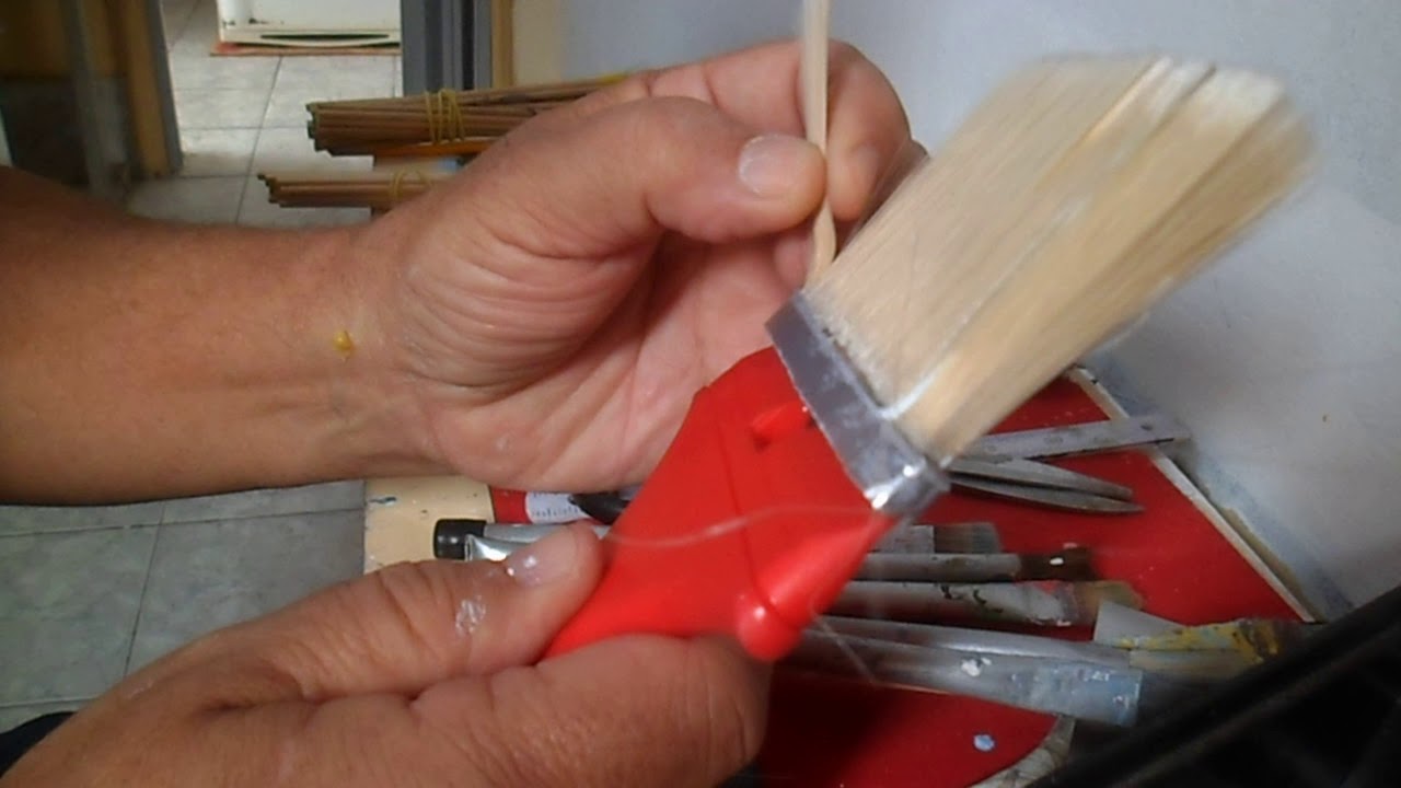 PINTURA ARTISTICA - Fabricando seu proprio pincel