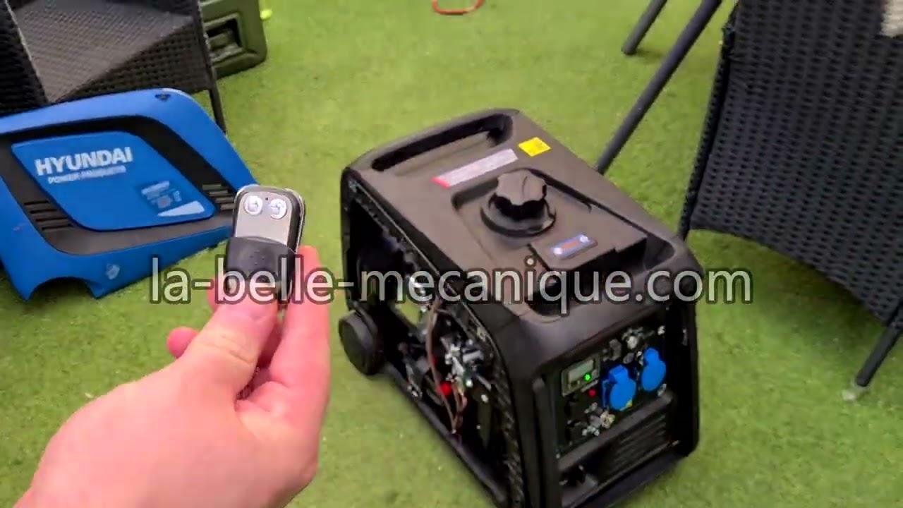 Groupe &eacute;lectrog&egrave;ne Inverter Hyundai 3900w HY3900SEI