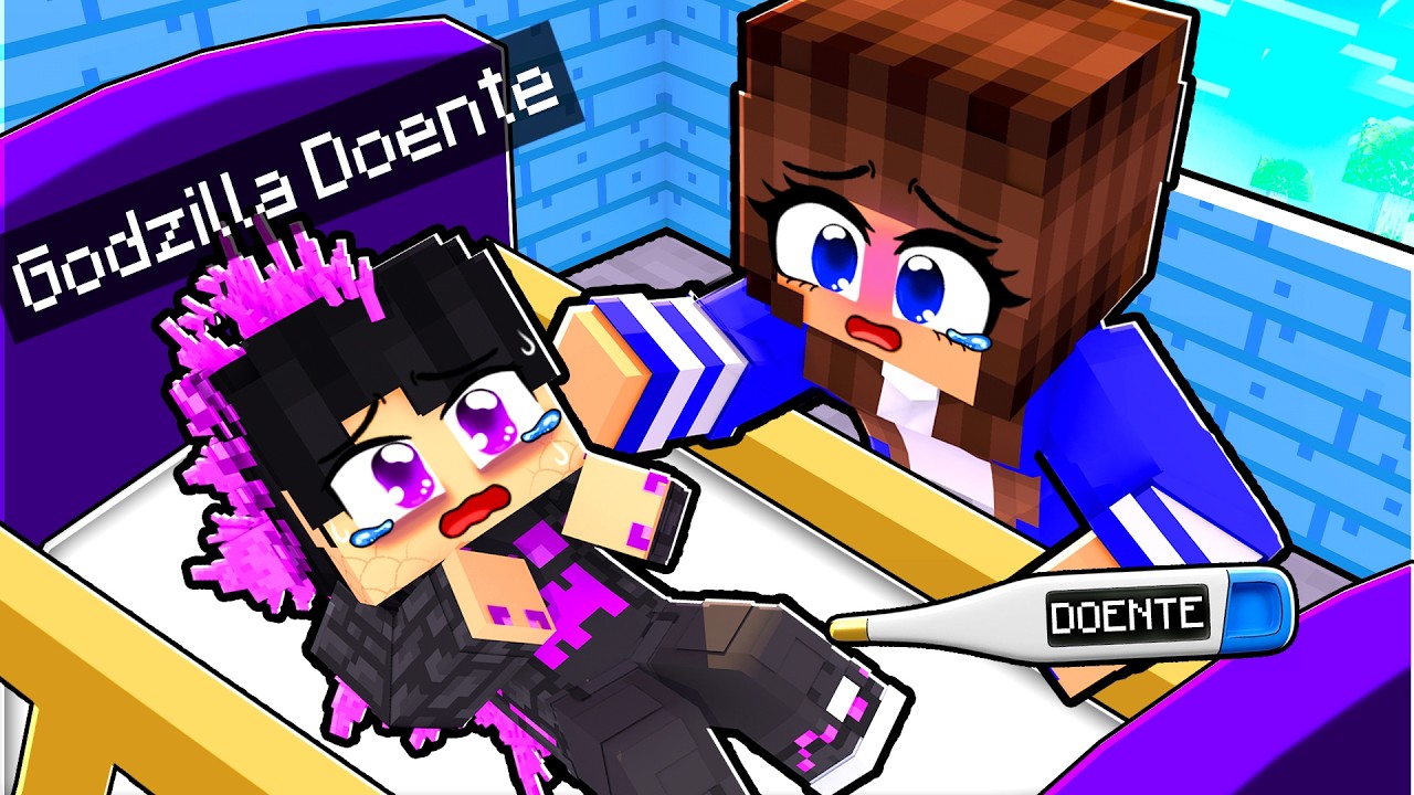 SALVEI o BEBÊ GODZILLA que está DOENTE no Minecraft ◂Miika▸