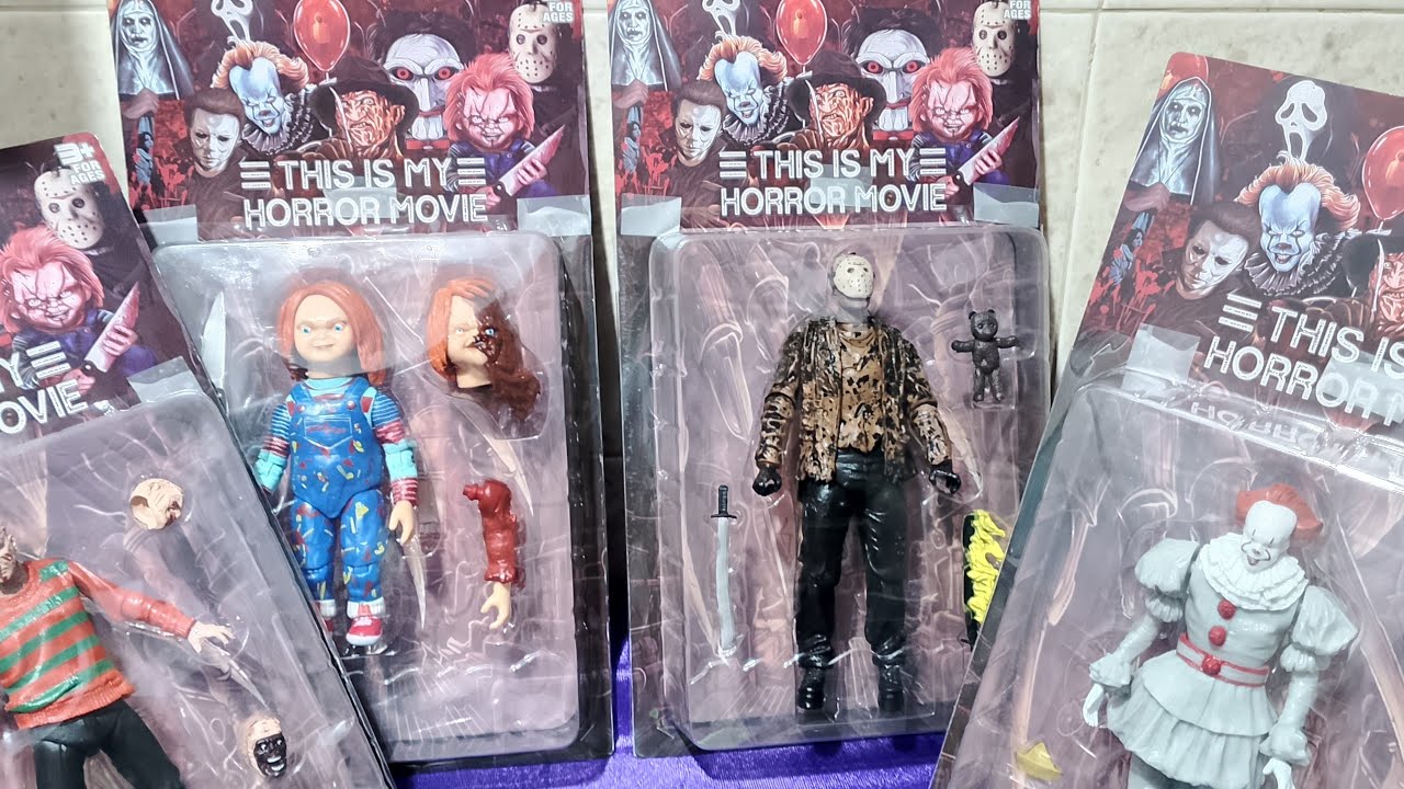 Figuras de Terror 😱 PENNYWISE. Chucky. JASON VOORHEES. Freddy Krueger #bootleg del bueno #coleccion