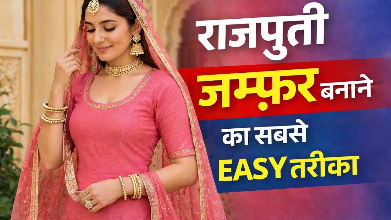 राजपूती जम्फर बनाने का सरल तरीका 👌💖| Rajputi Poshak | राजपूती पोशाक जम्फर कटिंग & स्टिचिंग ||