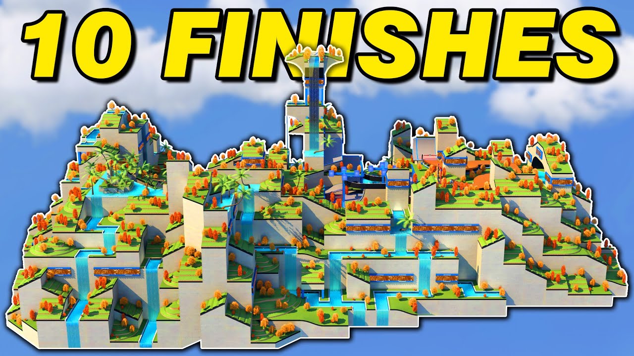 10 Finishes - A Brilliant New Trackmania Puzzle