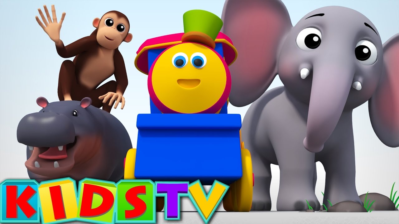 Bob The Train | Alphabets Animals Song | ABC Song For Kids And Children | Kids TV