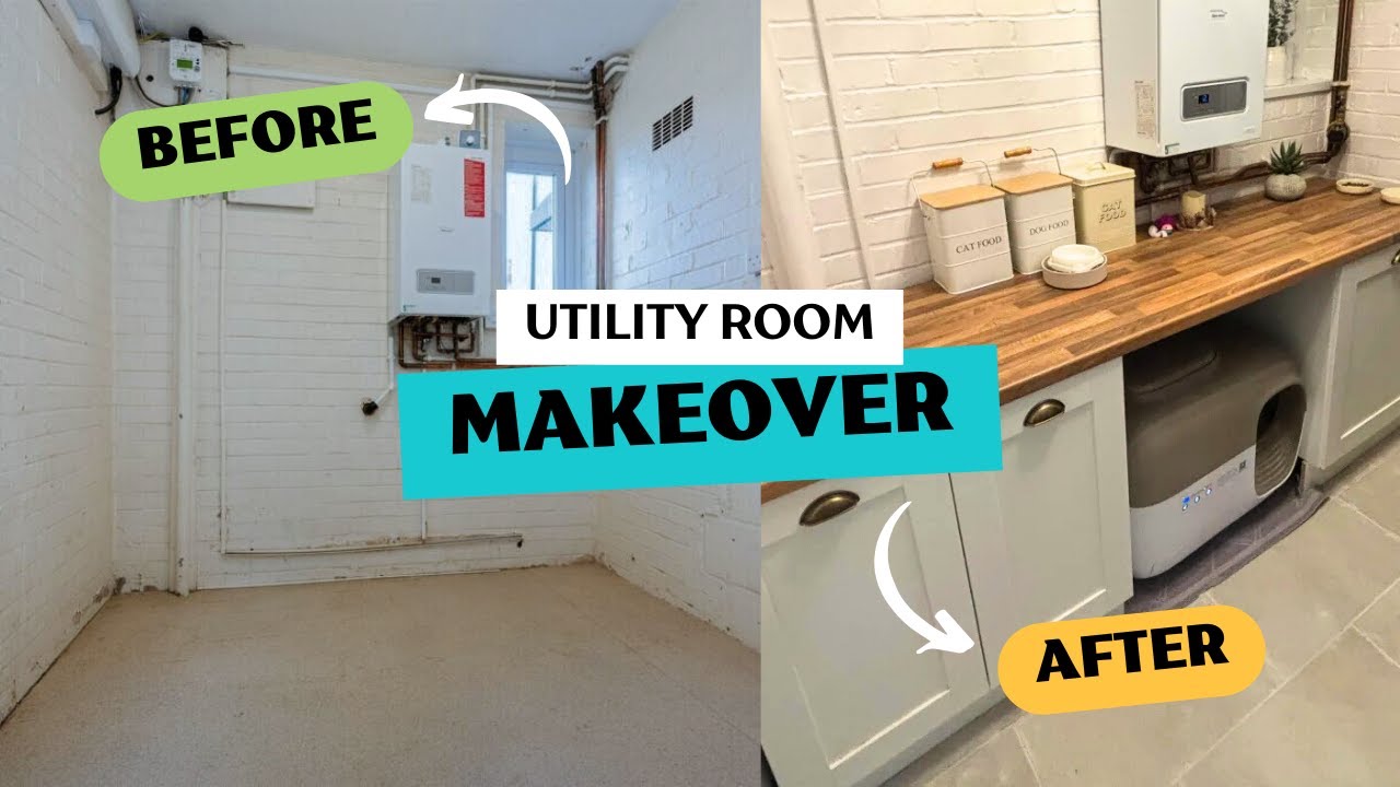 I Transformed Our Utility Room From Scratch (Part 1)