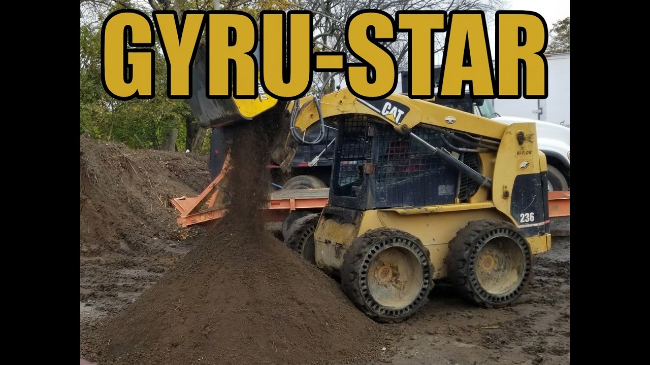 best way to screen wet soil with a skid steer