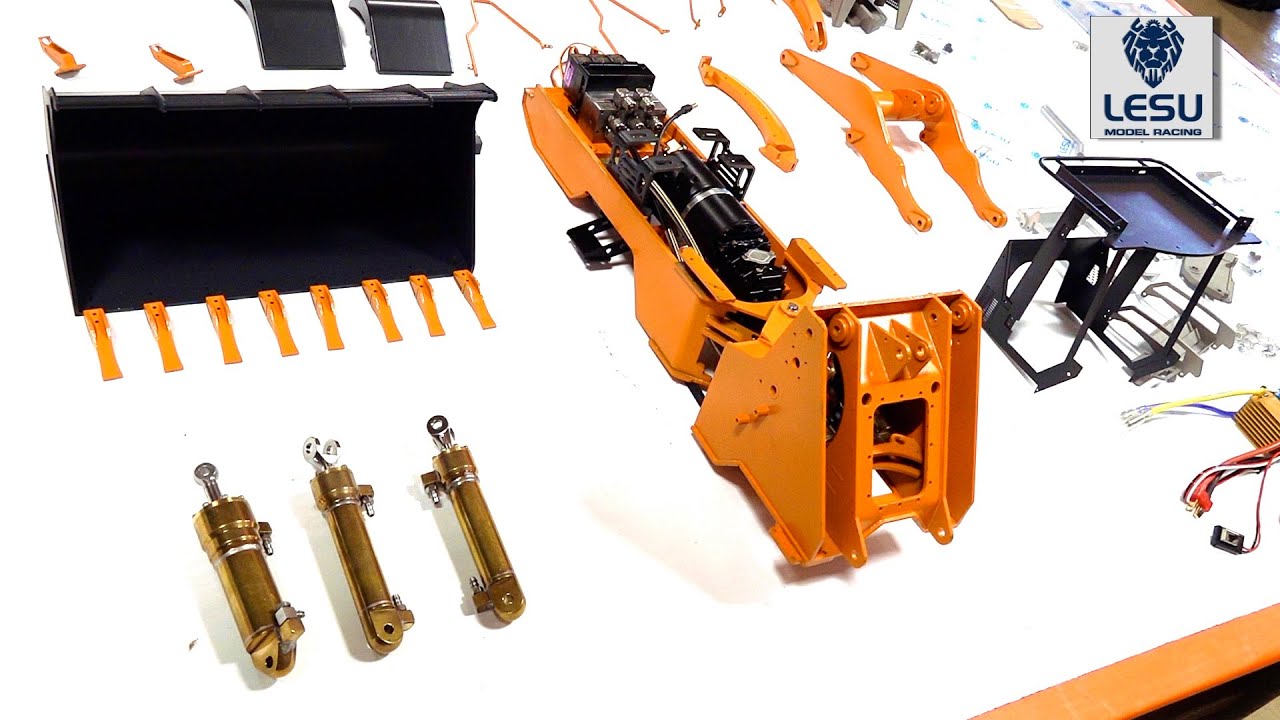 ALL-METAL LIEBHERR 574 HYDRAULiC Wheel Loader BUiLD! LESU (PT 2) 