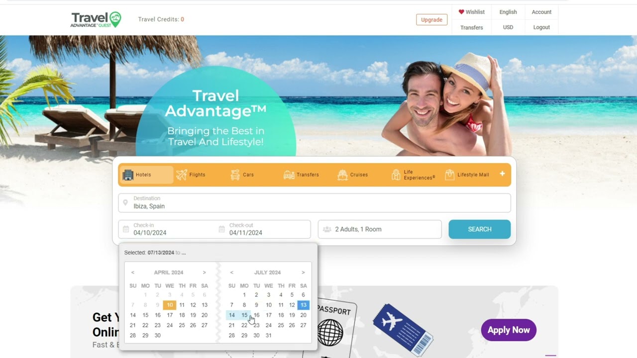 Travel Advantage GUESTPASS 🇺🇸🇬🇧