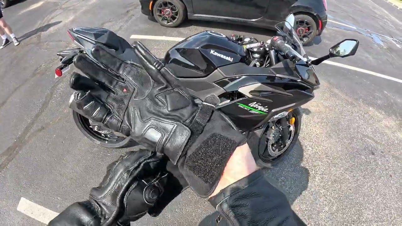 First Ride on My Ninja 500! 🚀 New Rider Picks Up Bike from Dealership