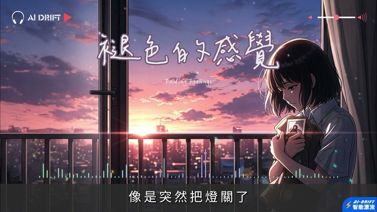 《AI音樂歌曲》｜褪色的感覺｜#失戀歌曲 #心痛情歌 #遺憾愛情 #心碎 #愛的褪色 #放手 #傷心療癒 #失落感 #暗戀心理 #深情女聲