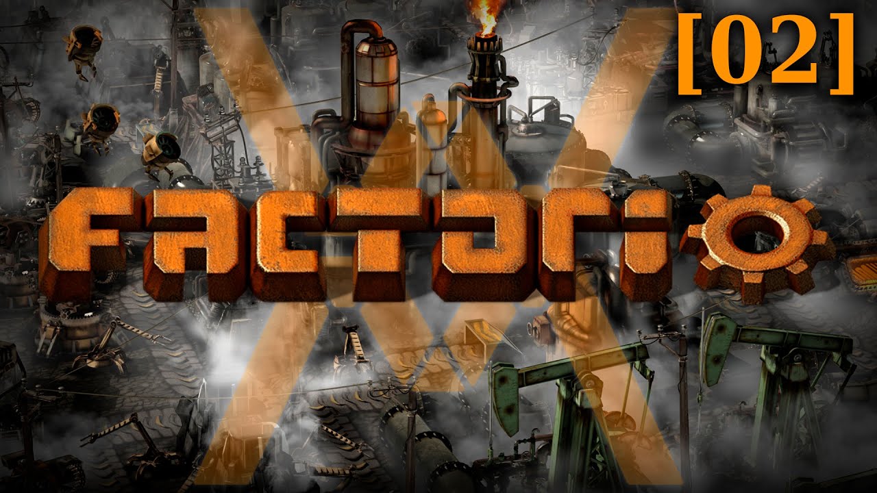 Прохождение Factorio 1.0 - Рельсовый мир [02] - Плавильня