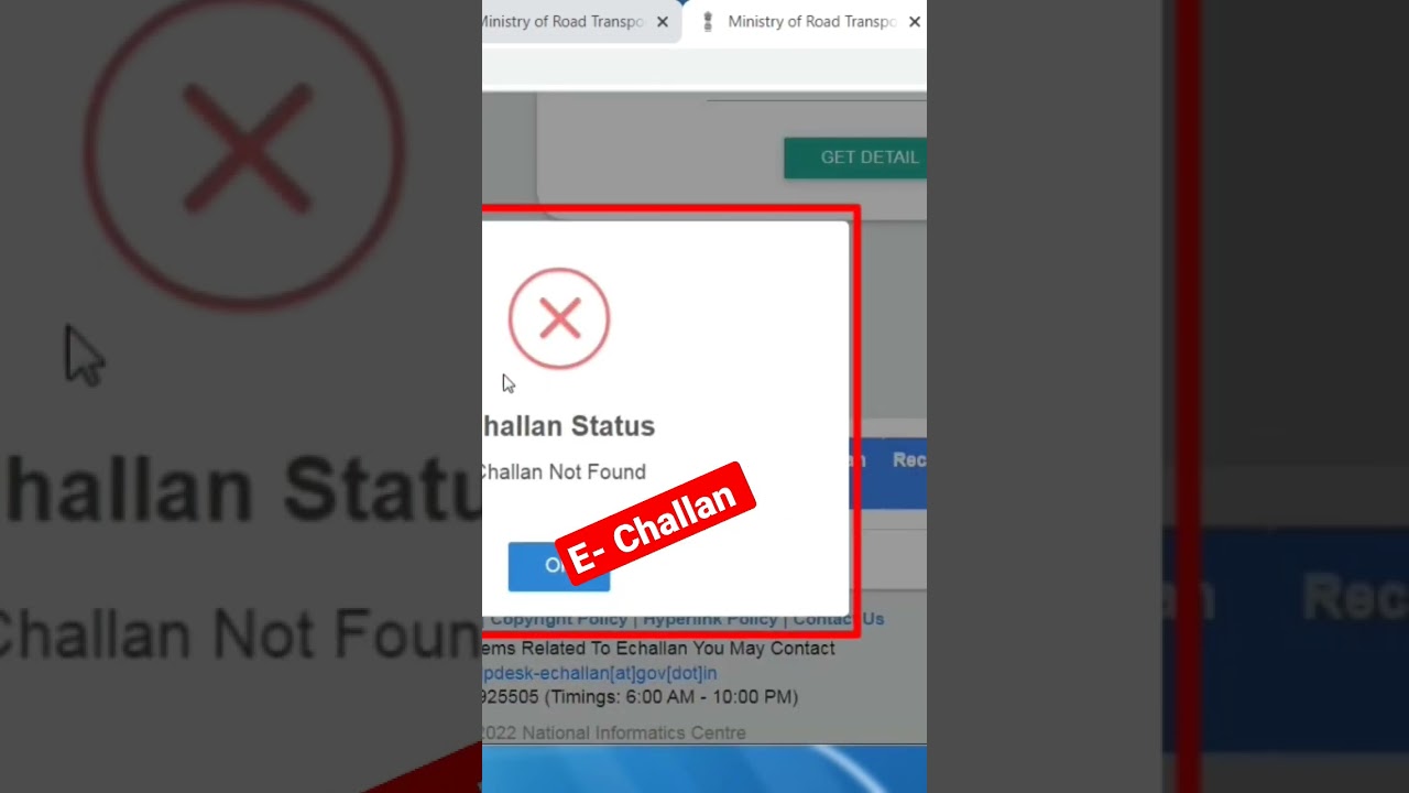 E-Challan Status check #vahan #vichal #parivahan #rto #rtoraipur