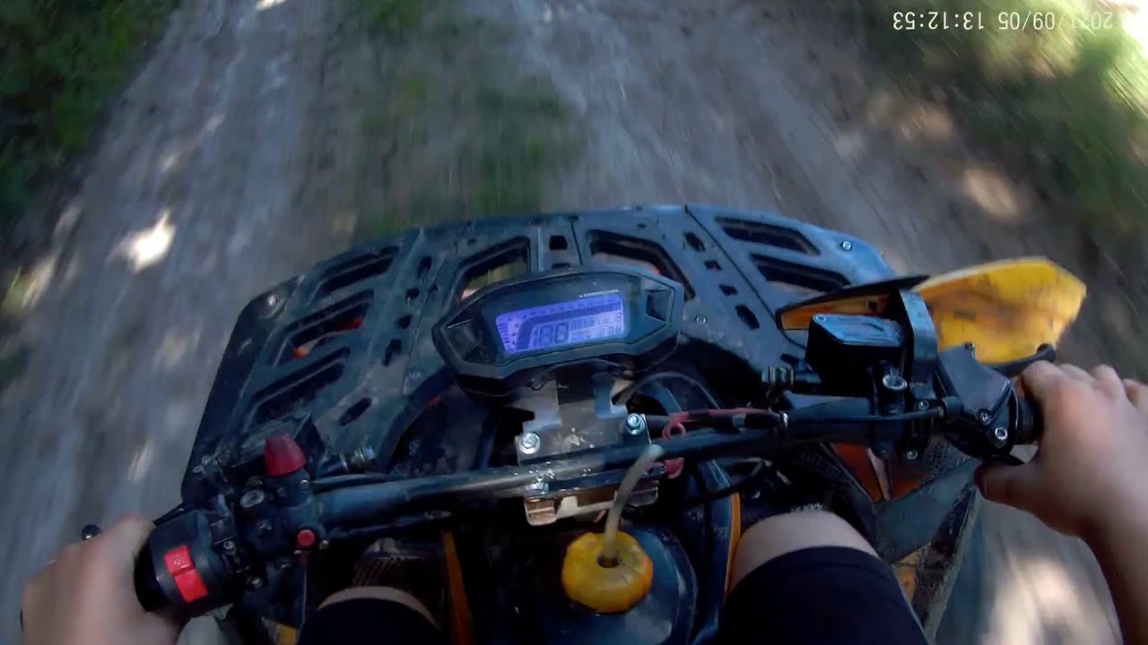 Żwirka Quad 150 ostra jazda Quadziszem/upalanie