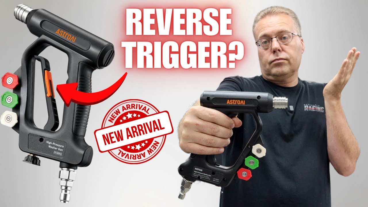 NEW! Reverse Trigger AMAZON Pressure Washer Spray Gun | Astro AI | Review & Testing
