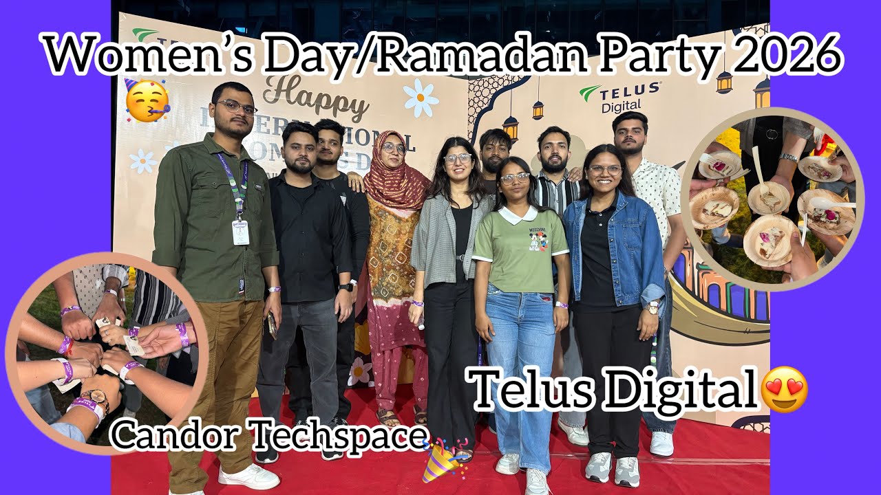 Women’s Day or Ramadan Celebration Party at Candor TechSpace🥳🎉 #Candortechspace #youtube #party 