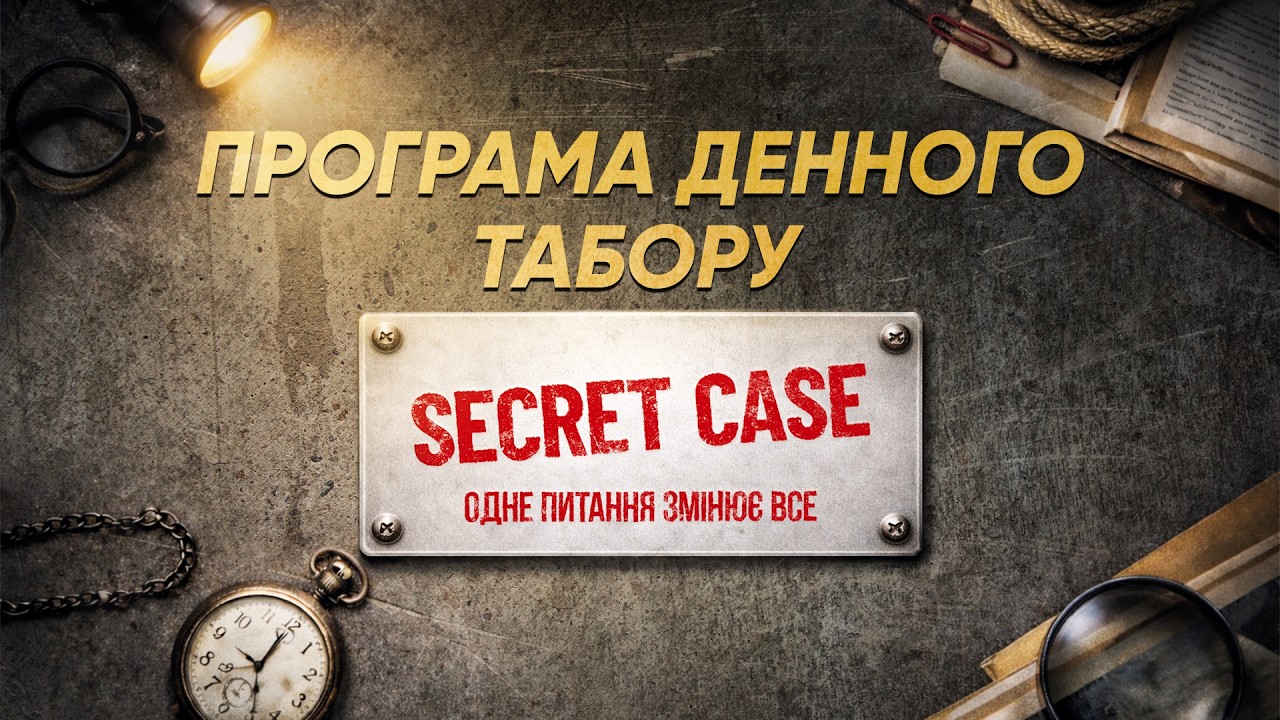 ПРОГРАМА ДЕННОГО ТАБОРУ : SECRET CASE