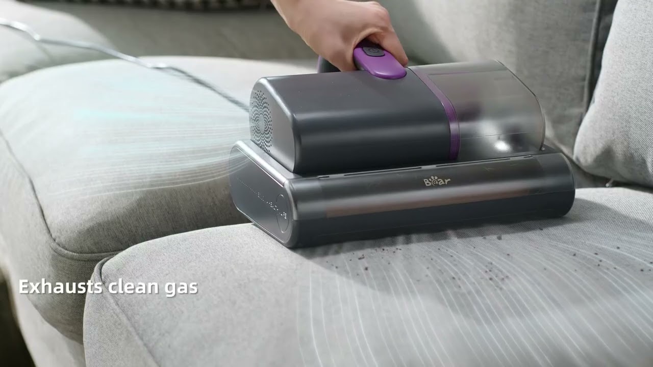 Bear Vacuum Cleaner CMY-H03G5, UV-C Light, 140&deg;F Heat,  Strong Suction for Bed, Sofa & Pet Hair