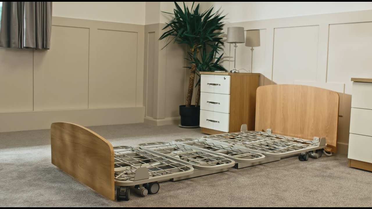 Floorline Wooden Profile Bed | Customisable Comfort & Safety for Care Homes