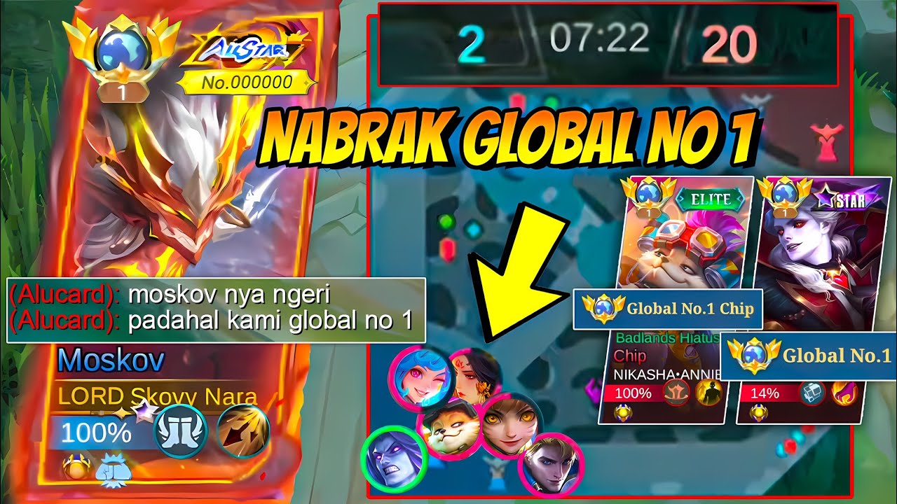 PERTAMA DALAM SEJARAH MLBB!? MATCH EPIC COMEBACK PALING NGERI! GLOBAL MOSKOV MATI = KALAH☠️